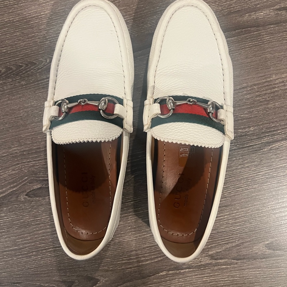Gucci White Loafer Mens
